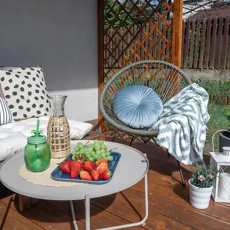 Malinowelove Aircon, 3 Rooms, Parking, Ogrod Daire *