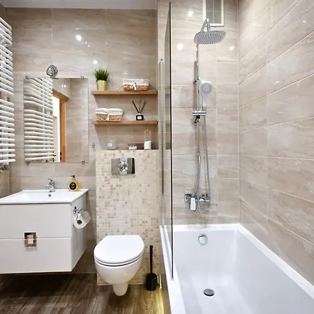 Daire Malinowelove Aircon, 3 Rooms, Parking, Ogrod Krakow